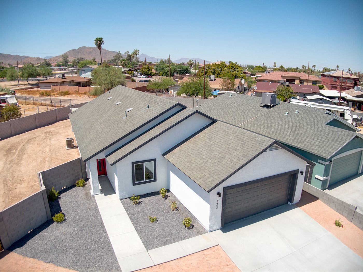 Ranch-style new build home